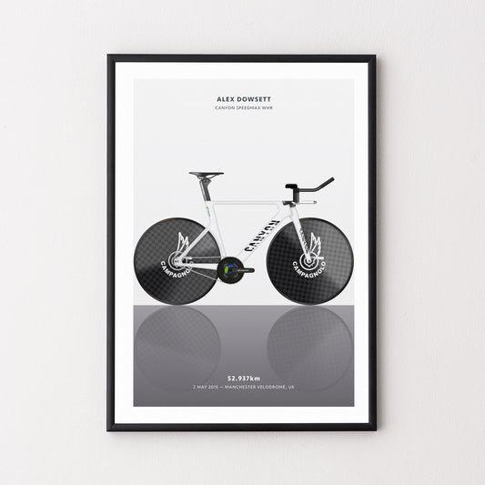 Alex Dowsett Hour Record – Poster – The English Cyclist