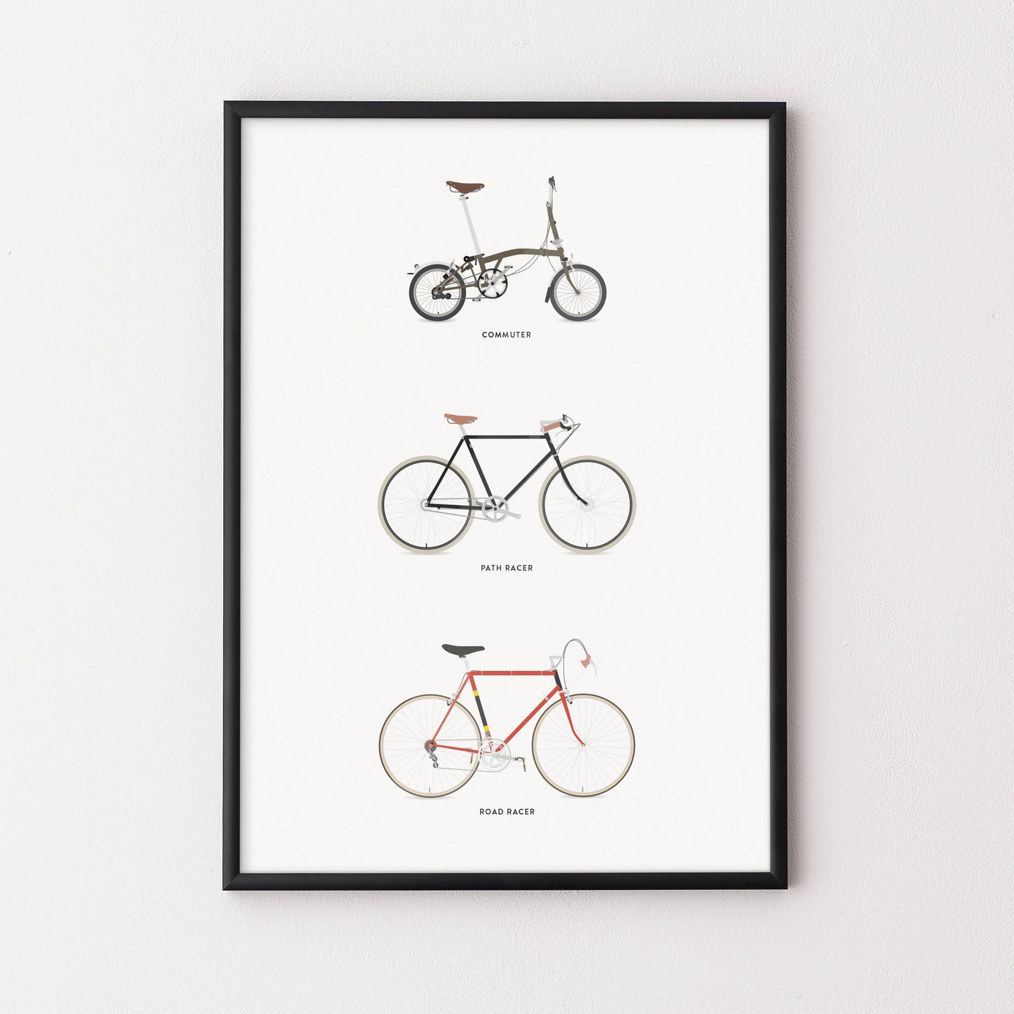 Commuter Path Road – Poster – The English Cyclist