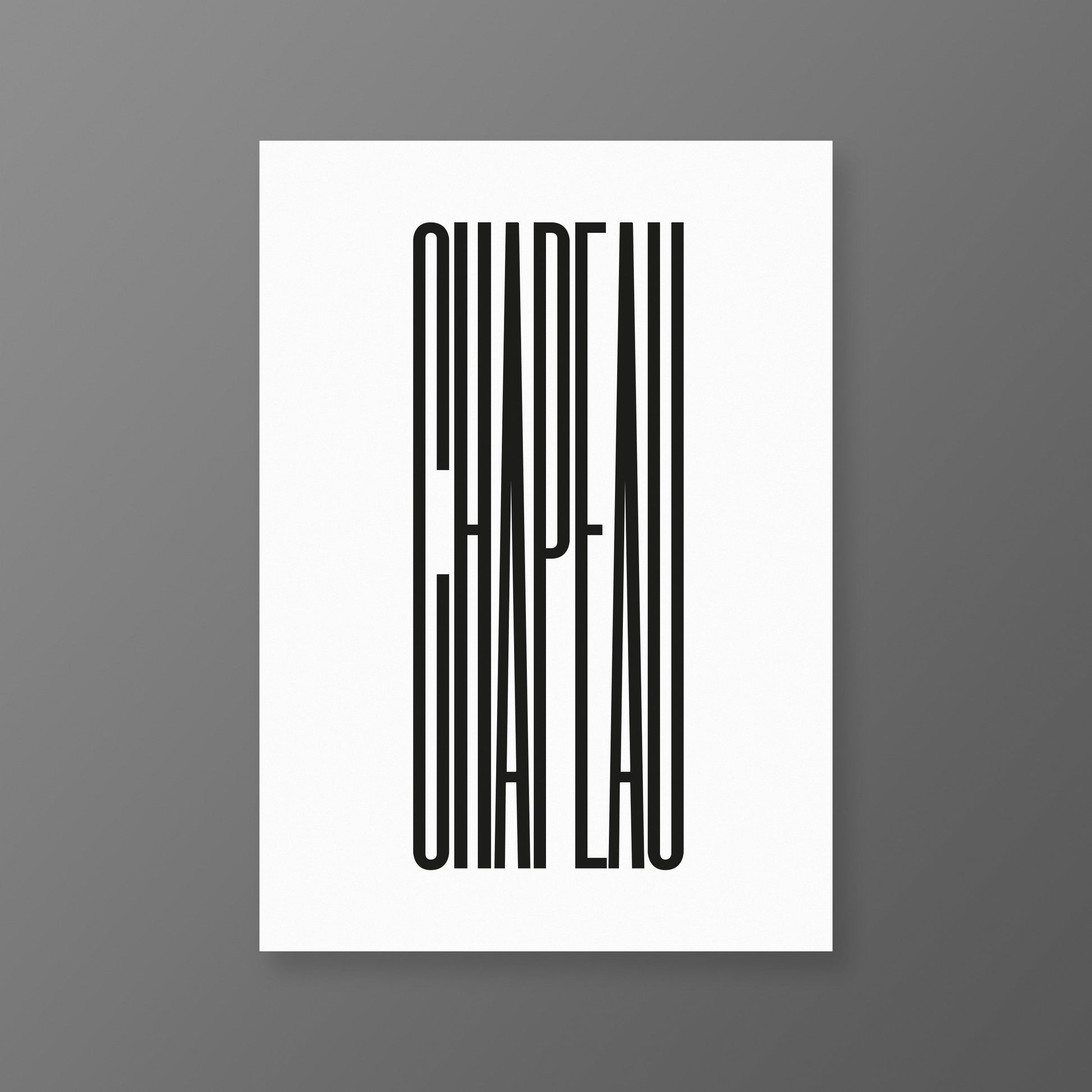 Chapeau – Poster – The English Cyclist
