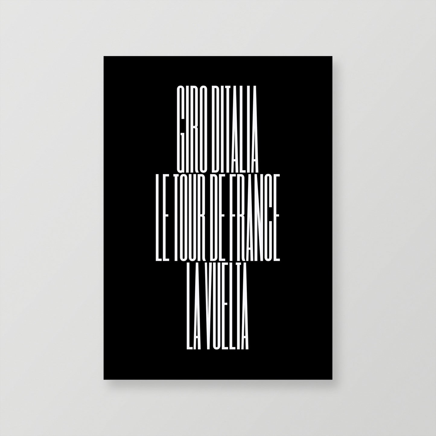 Giro Tour Vuelta – Poster – The English Cyclist