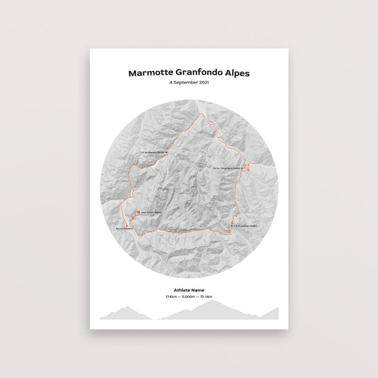 Marmotte Granfondo Alpes | Poster | The English Cyclist