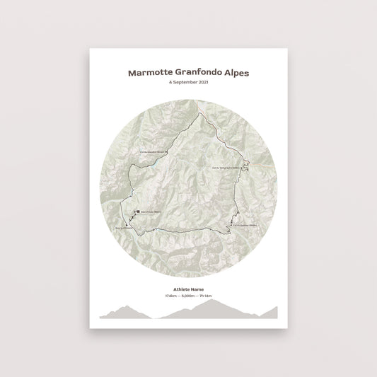 Marmotte Granfondo Alpes | Poster | The English Cyclist