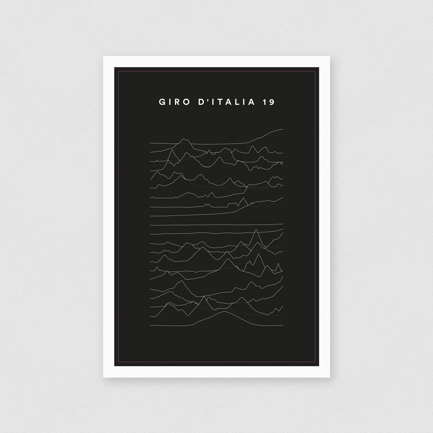 Giro Profiles – Poster – The English Cyclist