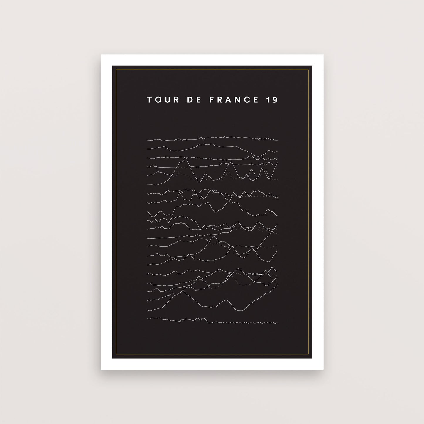 Tour de France Profiles – Poster – The English Cyclist
