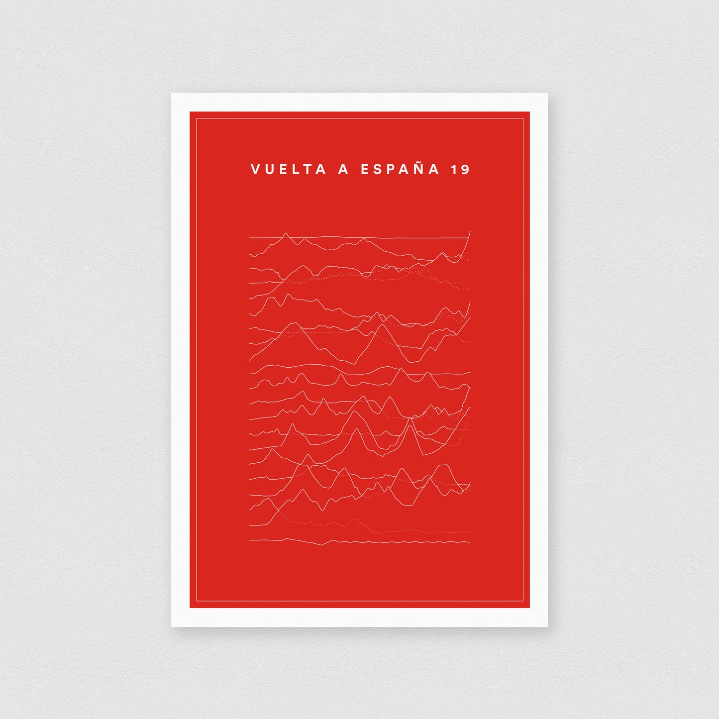 Vuelta 2019 Profiles – Poster – The English Cyclist
