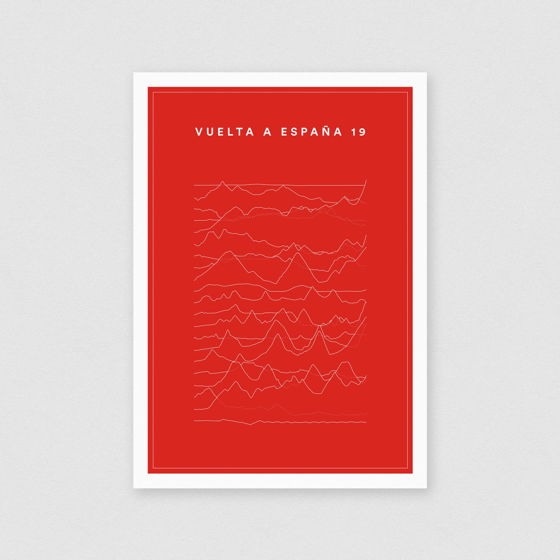 Vuelta 2019 Profiles – Poster – The English Cyclist