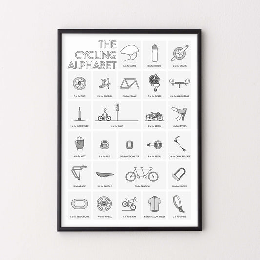 The Cycling Alphabet – Poster – The English Cyclist