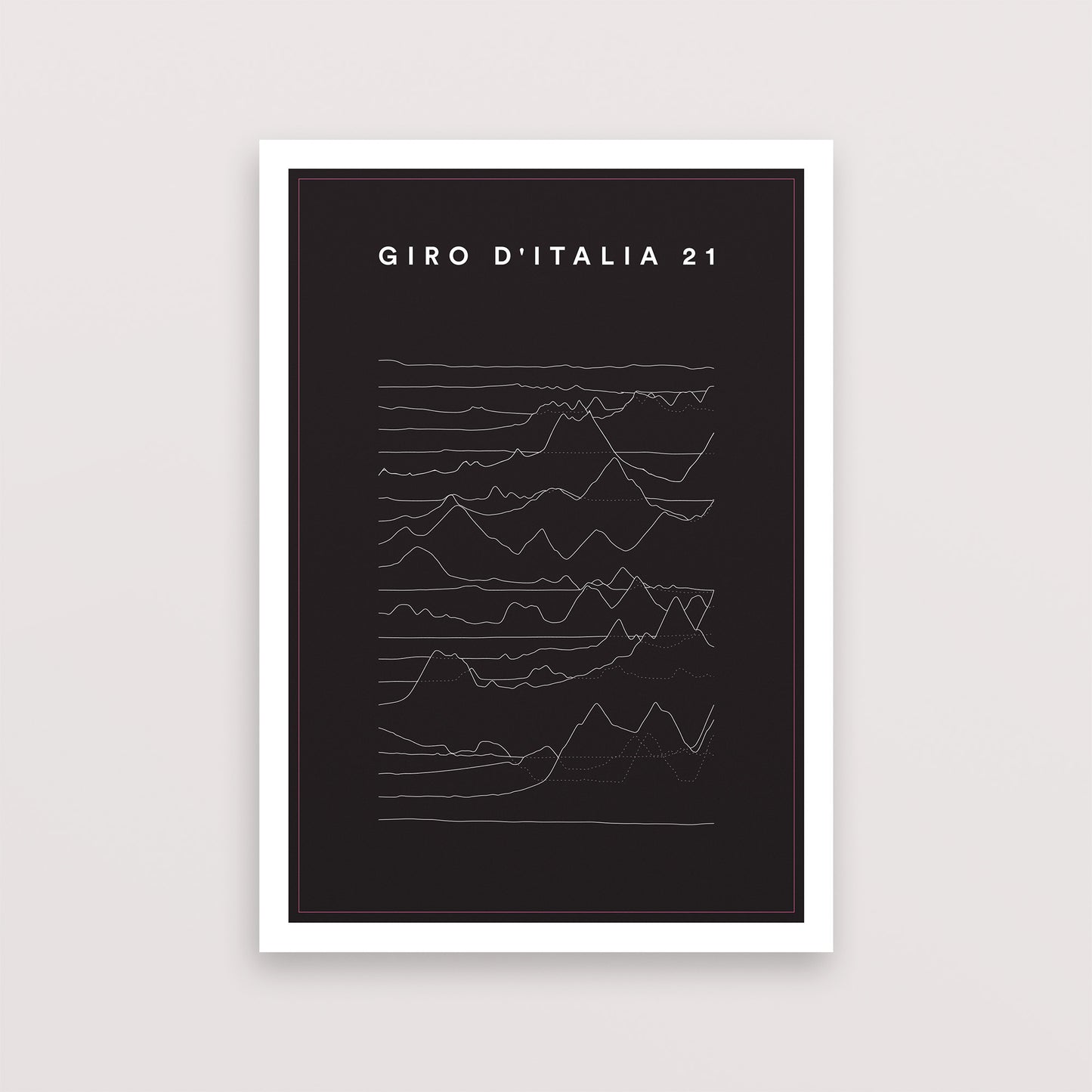 Giro Profiles – Poster – The English Cyclist