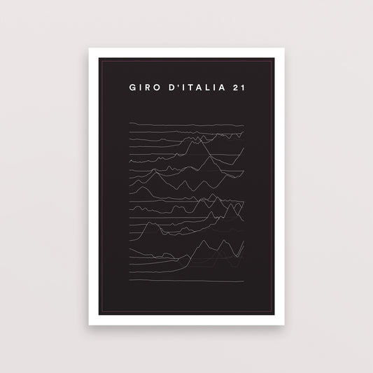 Giro Profiles – Poster – The English Cyclist