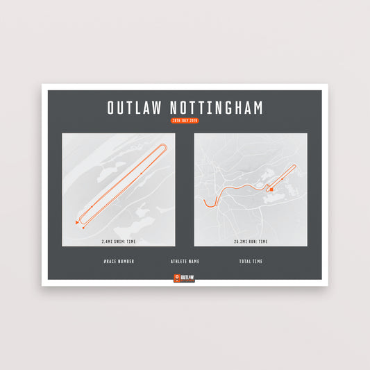 Outlaw Nottingham Triathlon – Poster – The English Cyclist