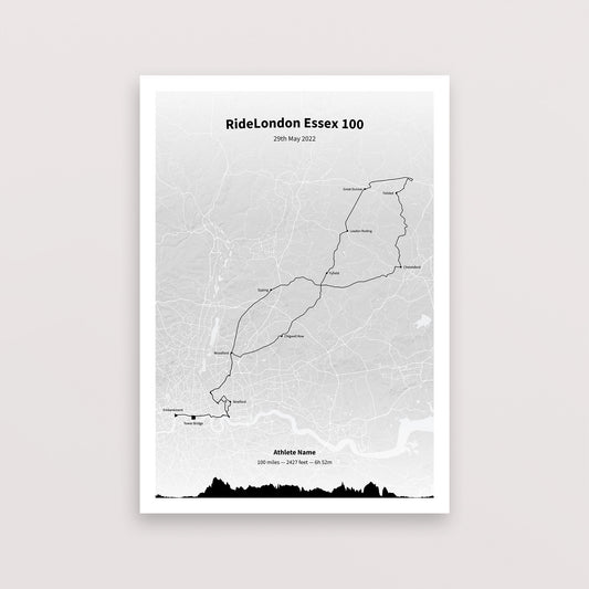 The Ride London Essex 100 - Poster - The English Cyclist