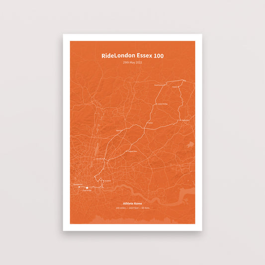 The Ride London Essex 100 - Poster - The English Cyclist