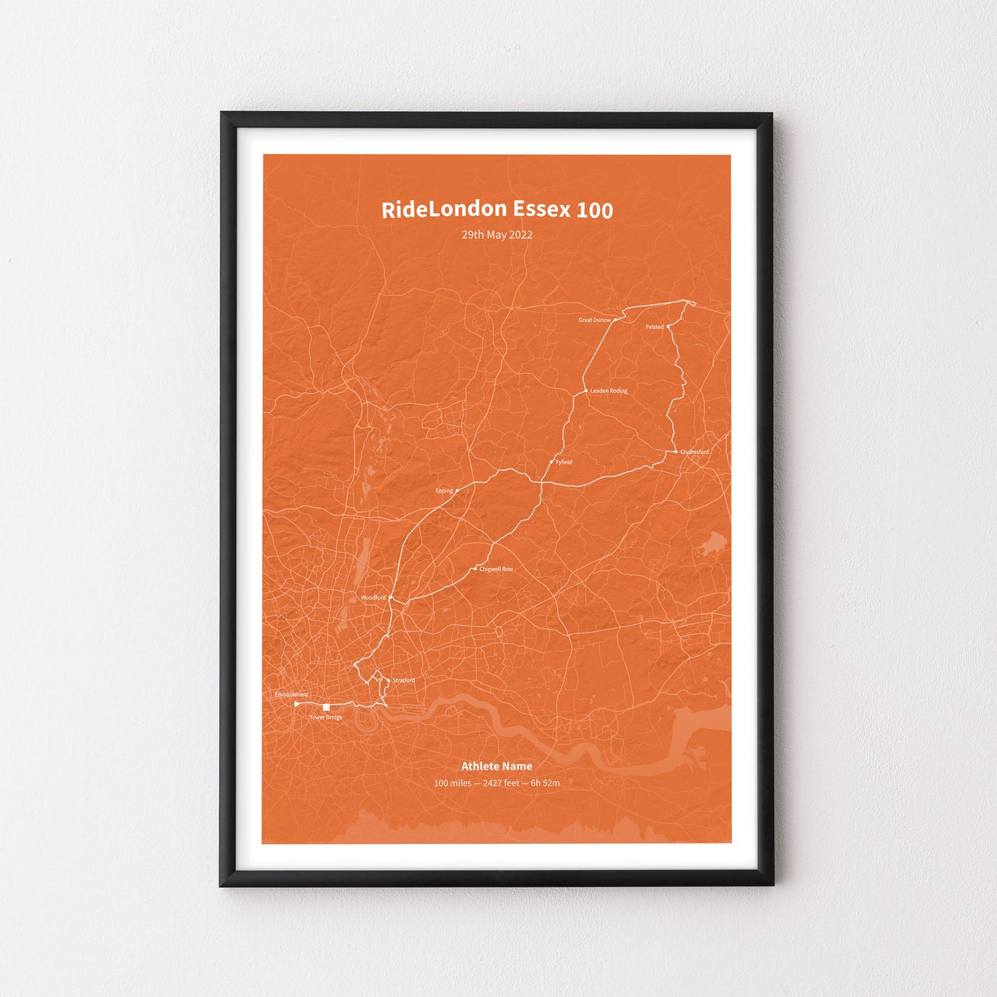 The Ride London Essex 100 - Poster - The English Cyclist