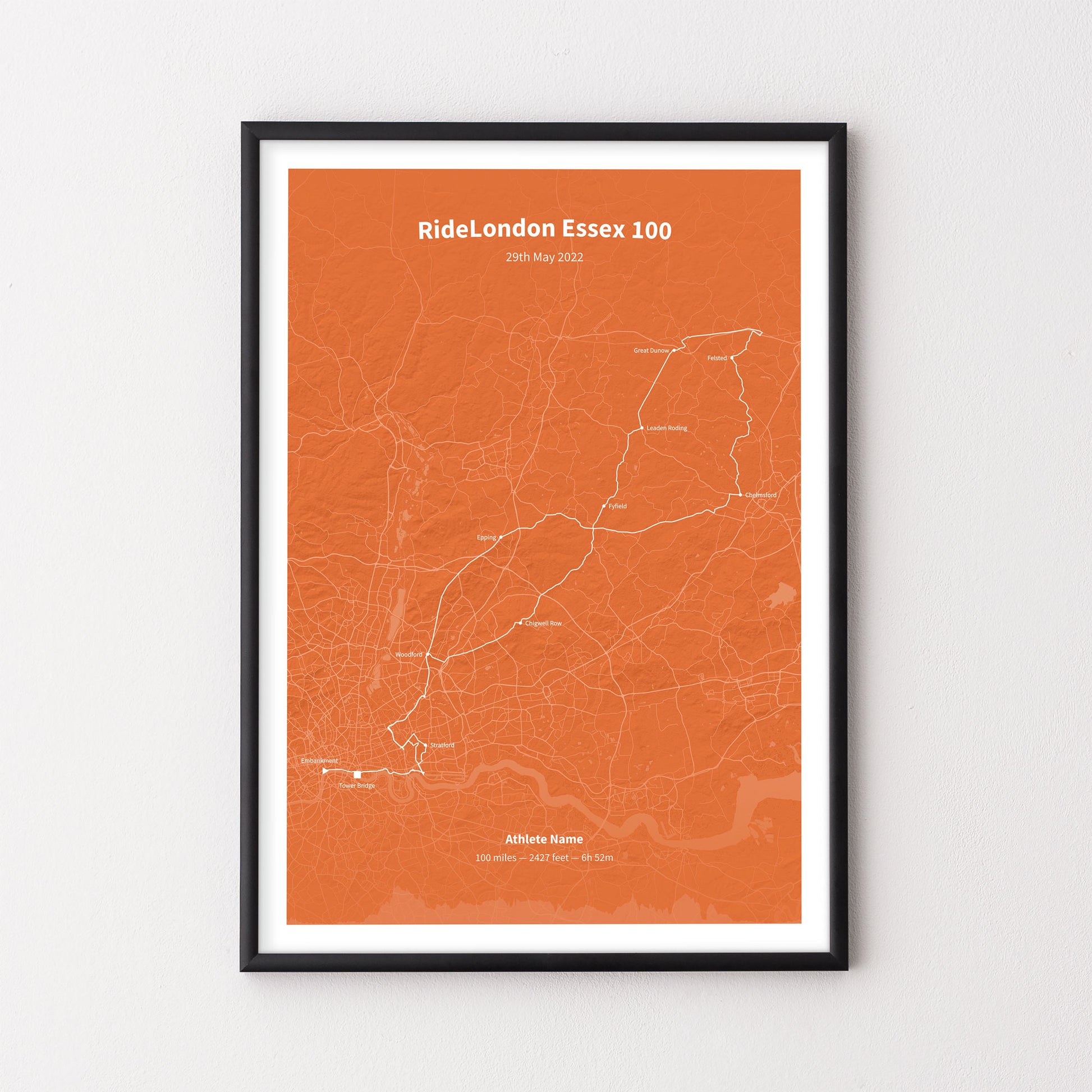 The Ride London Essex 100 - Poster - The English Cyclist