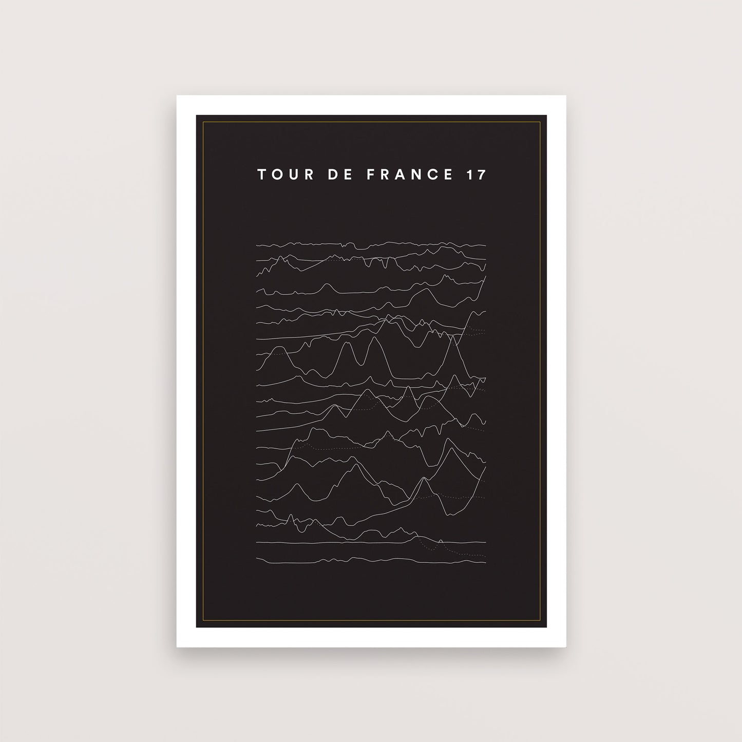 Tour de France Profiles – Poster – The English Cyclist