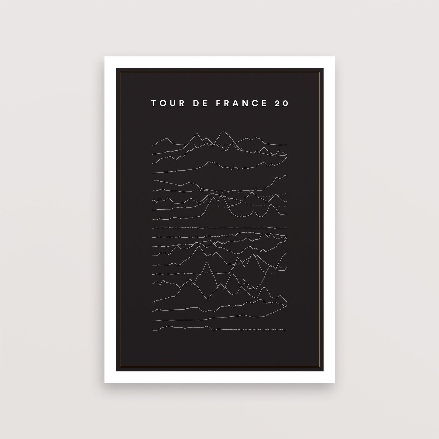 Tour de France Profiles – Poster – The English Cyclist