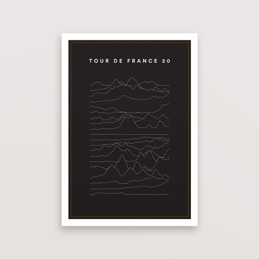 Tour de France Profiles – Poster – The English Cyclist