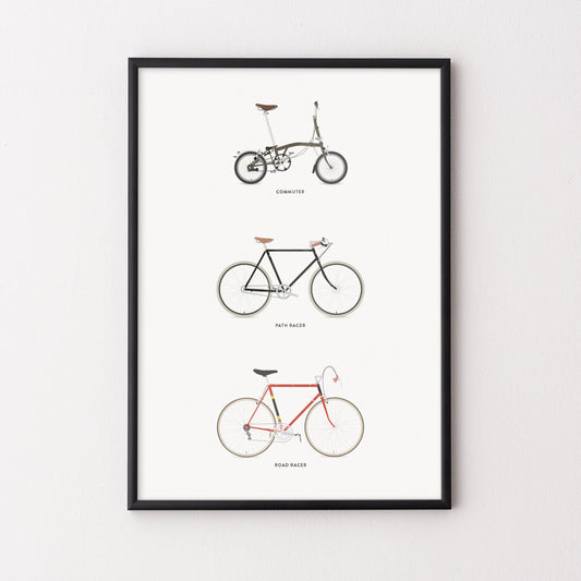 Commuter Path Road – Poster – The English Cyclist
