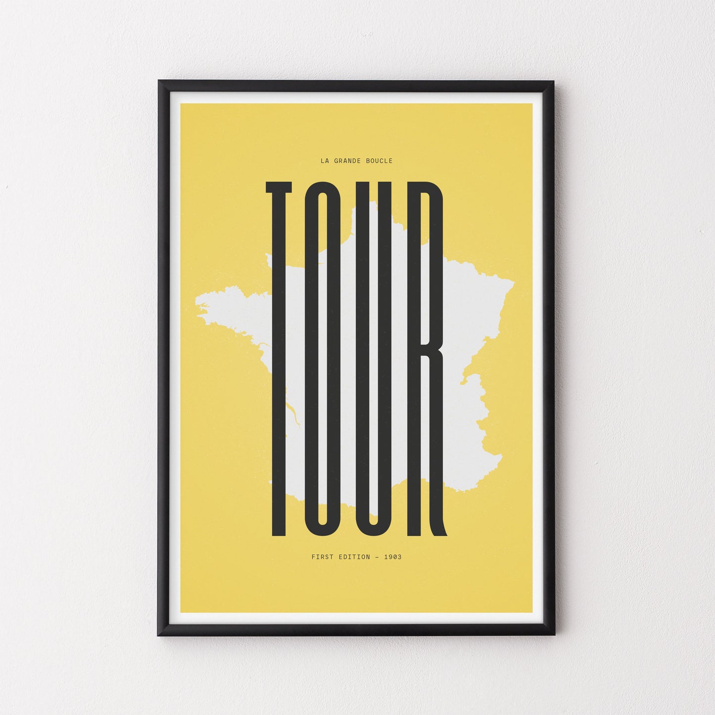 Tour Map – Poster – The English Cyclist