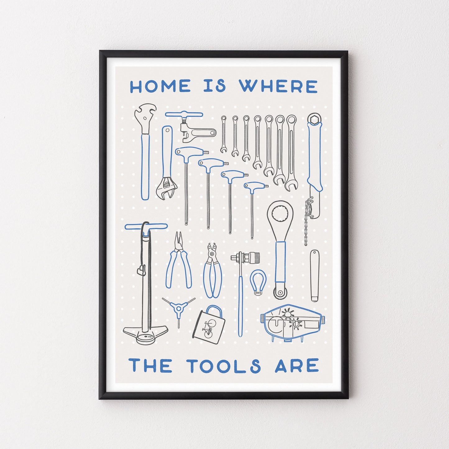 Home Is Where The Tools Are – Poster – The English Cyclist