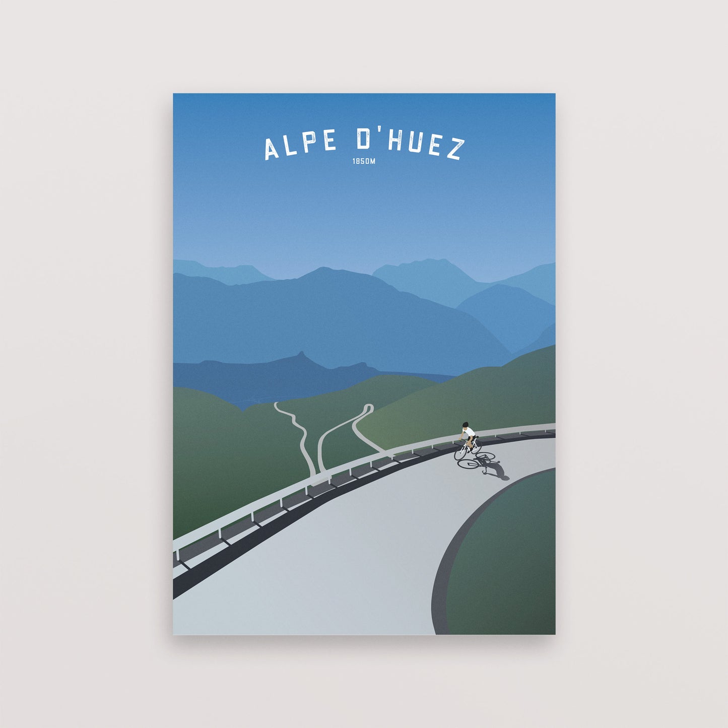 Alpe d'Huez – Poster – The English Cyclist