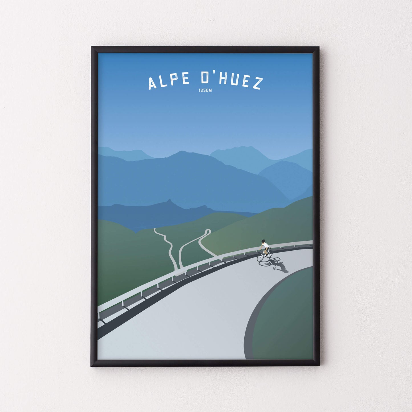 Alpe d'Huez – Poster – The English Cyclist