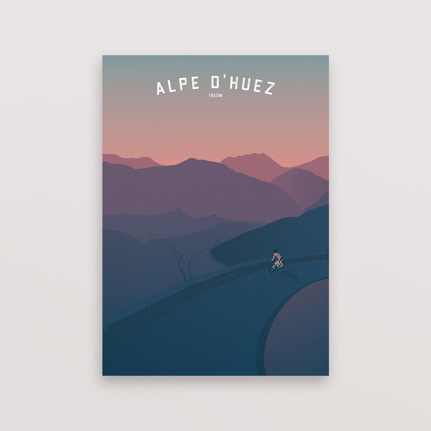 Alpe d'Huez – Poster – The English Cyclist