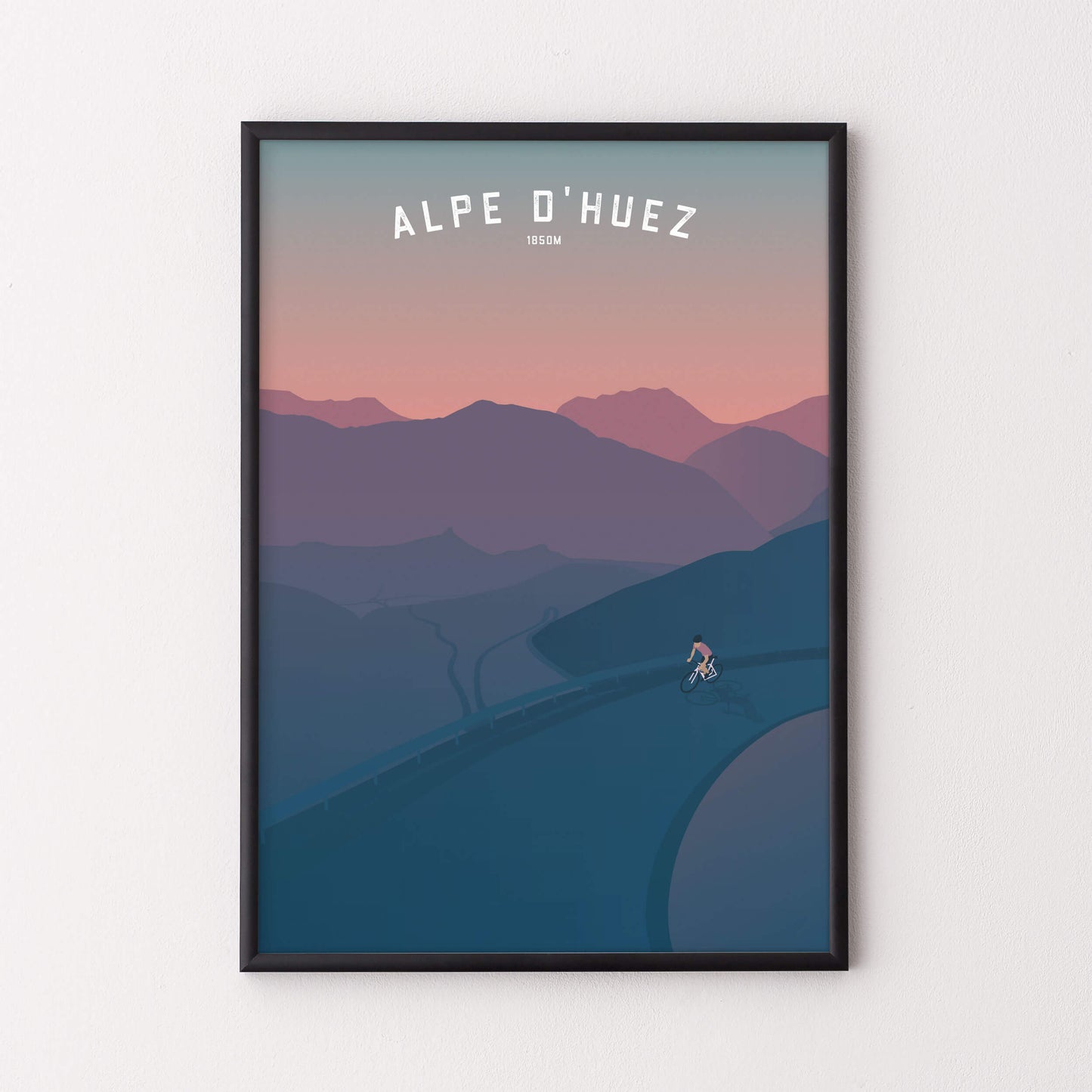 Alpe d'Huez – Poster – The English Cyclist
