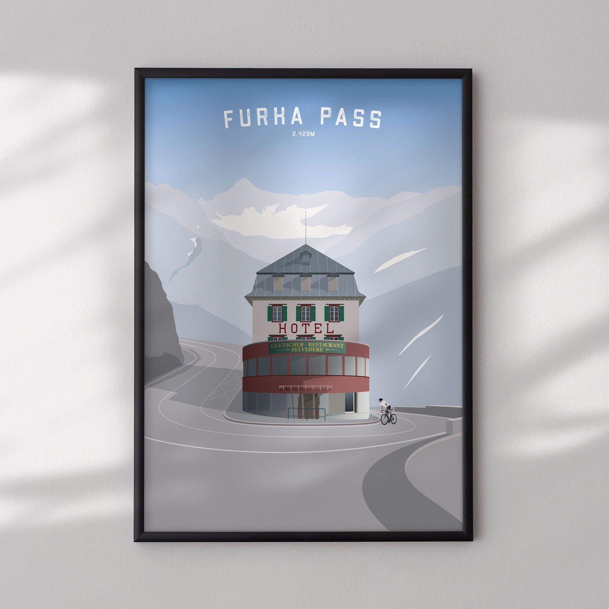 Furka Pass – Poster – The English Cyclist
