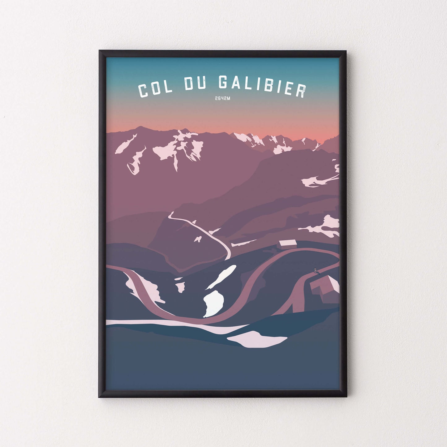 Col du Galibier – Poster – The English Cyclist