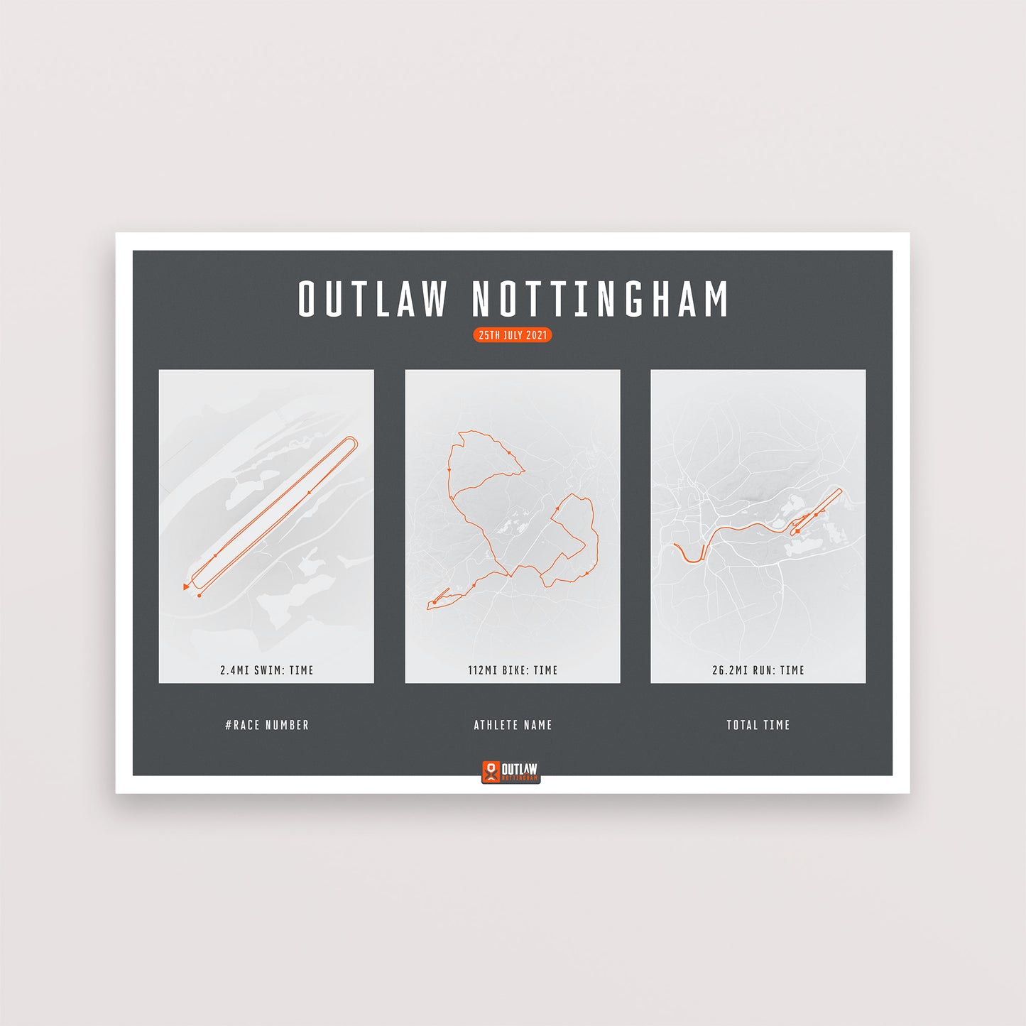 Outlaw Nottingham Triathlon – Poster – The English Cyclist