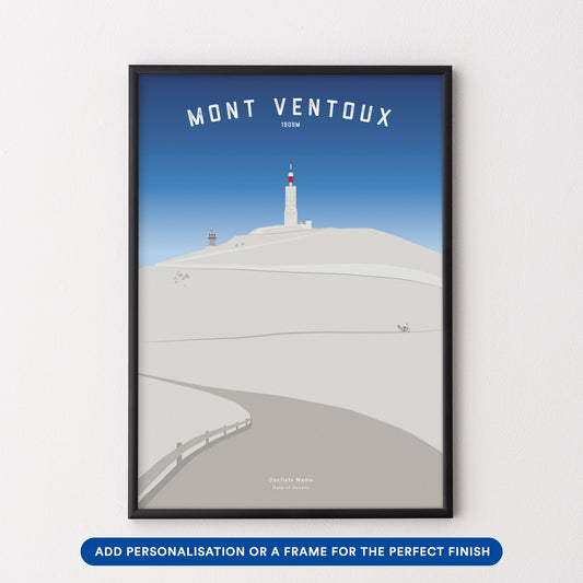 Mont Ventoux – Poster – The English Cyclist