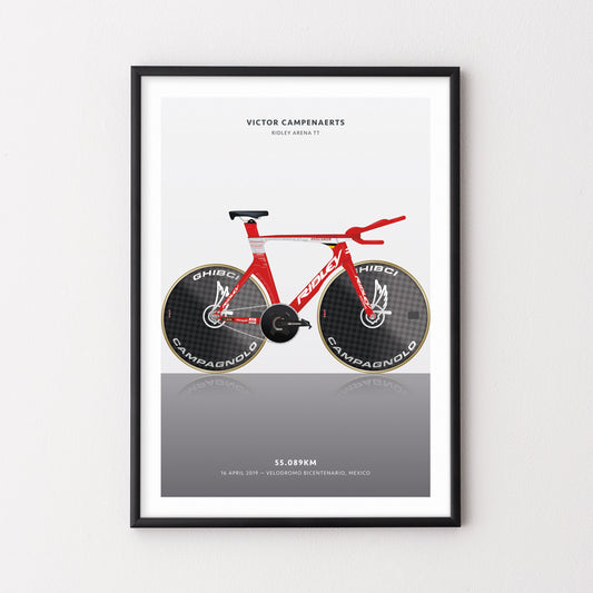 Victor Campenaerts Hour Record – Poster – The English Cyclist